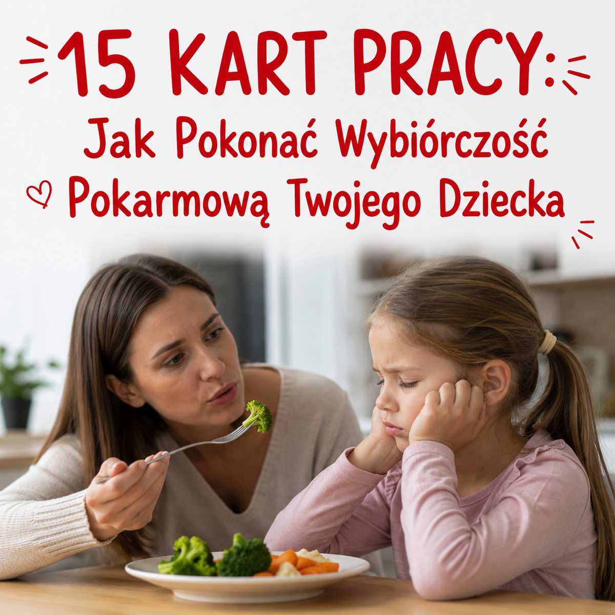 15 KART PRACY: Jak Pokonać Wybiórczość Pokarmową Twojego Dziecka