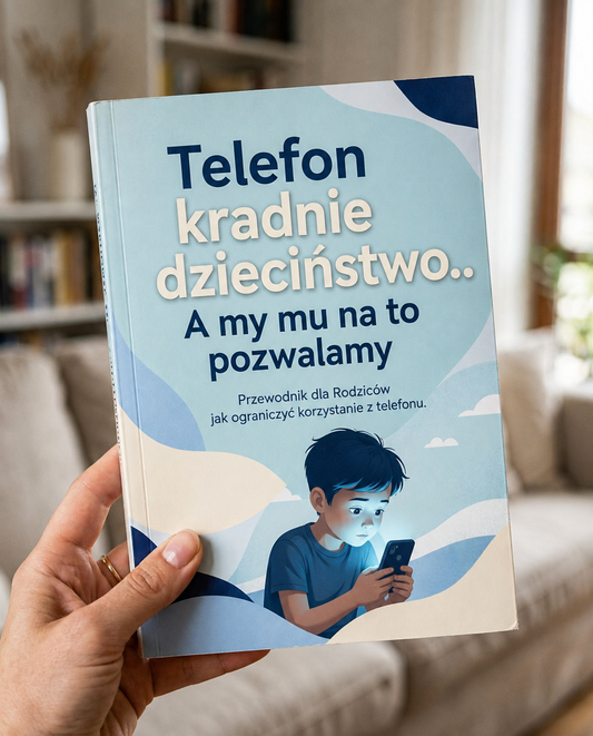 E-BOOK: Telefon kradnie dzieciństwo..A my mu na to pozwalamy: Przewodnik dla Rodziców jak ograniczyć korzystanie z telefonu